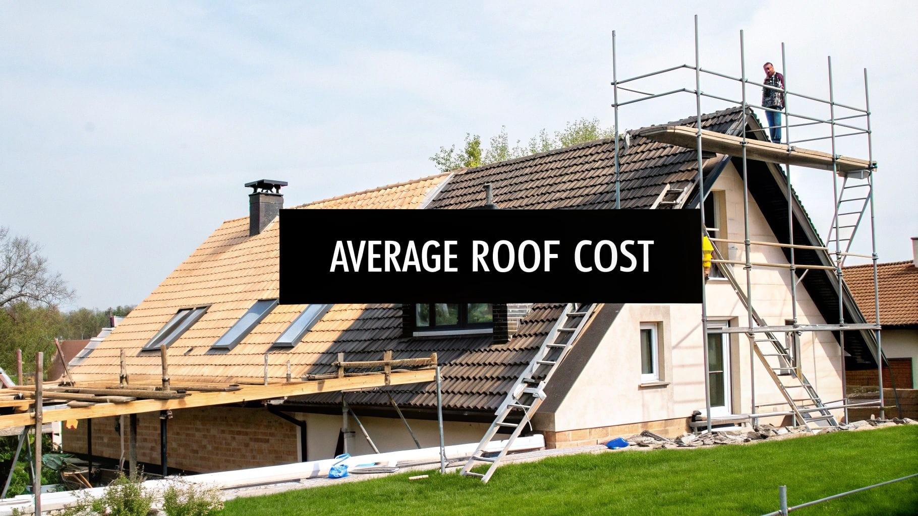 UK property with completed roof maintenance